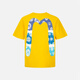 Evisu Tie-Dye Efecto M Bold de cuello redondo impreso