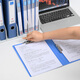 Full Heart 5 Pack A4 Dossier Clip puissant Clip Single Clip Fichier Fichier Clip de stockage Blue 701