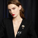 Jay camellia brooch, high-end female corsage pin accessories, birthday gift for mother, mother-in-law and elders