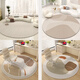 
Round carpet bedroom light luxury living room free washable sofa blanket computer chair study soundproof swivel chair Jifeng-14108-round 200cm*200cm (round)