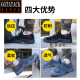 Ggtatack Brand Light Luxury Men's y Women's Labor Protection Zapatos zapatos Aislados Aislables, Anti-Smashing, Zapatos de Seguridad Anti-Punta