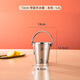 Yanxing Internet celebrity ice bucket household stainless steel ice bucket bar KTV champagne beer wine hotel supplies snack bucket commercial mini silver portable snack bucket 13cm (1.2L)