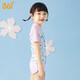 361 Children's Swimsuit Women's Summer Split Printed Cute Swimsuit for Children and Girls Hot Spring Two-piece Swimsuit