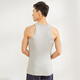 Yi Ershuang [100% cotton, 5A antibacterial and anti-mites] vest men's ribbed breathable sports sleeveless T-shirt base old man's shirt