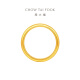Chow Tai Fook's Sugar Loach Back Gold Gold Football Gold Gold Birthday Birthday Birthday Birthday (Tarifa de trabajo: 180 min) EOF1424 No. 10 Oro completo alrededor de 2.50 g