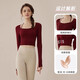 Youyou Yoga Wear Women's Sports 2025 Spring and Summer New Breathable Quick-Drying Pilates Training Wear Fitness Long Sleeve 34028 Burgundy Sports/Fitness/Yoga M (Recommended weight 100-110 Jin Jin equals 0.5 kg)
