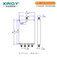 XINQY Xinqiyuan 0.5-6G microstrip power splitter SMA one-point four 500-6000MHz power splitter WIFI 5.8G PS4-0.5/6-SE