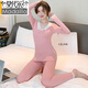 
Modal double-sided German velvet thermal underwear for women with beautiful body slim marks and traces autumn clothes and long pants suit sexy lace base cotton sweater T9901# black S
