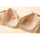 Brand bra counter full cup large size bra side breast thin fat adjustable underwear 3424 Apricot skin 7373 90E