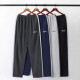TAFN pajama pants men's spring and autumn pure cotton trousers casual sports pants autumn and winter thin home pants long loose home pants HDE788 dark gray 170 (L)