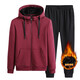 Jiejiamengko Marke Cotton Hooded Sweatshirt Binding Hosen Anzug Männer Lose großer Farbe Casual Sports zweiteilige Männer Schwarz Binden 9930 xl