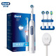 Ole B Brosse à dents électrique Pro4 Ultra Double-Branch 3d Sound Wave Round Head Clean Cleaning Gums Donne à la petite amie des hommes Couple d'anniversaire haut de gamme