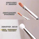 Banrenjia fine flat head double-ended sponge concealer brush lip brush dark circles tear trough eyeliner brush foundation brush quick makeup application T22 fine concealer brush 1