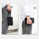Cool Känguru Oxford Stoff Mobiltelefon Coin Wallet Herren kleiner Handtasche Herren Mini -Kupplung Coin Bag Nylon Canvas Einfacher Geldbeutel Schwarz (interner Standard)