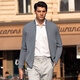 
Mr. Bu Spring and Autumn New Wool Cardigan Jacket Long Sleeve Solid Color Clothes Middle-aged Men's Clothes BT12016 Yueyan Gray S (165)
