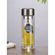 Shantoulin Village Light Luxury High Great Glass Copa de vidrio Gran capacidad de temperatura inteligente Pantalla de engrosamiento de engrosamiento de doble capa 4884 gris (300 ml)