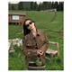 Veste en cuir obexi top marron féminin lâche American veste en cuir féminine 2025 Nouveau printemps, automne et hiver