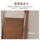Zimu Yaju Mirror de cuerpo completo Hogar con basura de la explosión a prueba de explosión de la explosión HD Mirror Internet Celebrity Girl Girl Solid Wood Wood Mirror [HD a prueba de explosiones] Color de nogal 170*70cm No