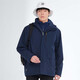 BRELRMON韩版冲锋衣女男防风户外防寒三合一保暖可拆卸滑雪登山服夹克外套 HS12805藏青-男 S
