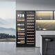 Bacchus wine cabinet 250 bottles Constant temperature wine cabinet home commercial club office embedded integrated double door double control cabinet tea refrigerated wine storage cabinet high-end air-cooled frost-free YC-710 left drink + right red wine - 1.91m high 125 bottles