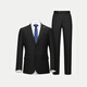 Heilan House (HLA) suit men's spring and autumn new light business classic series suit black 02 suit + trousers reservation M 175/92A recommended 126~140Jin Jin equals 0.5 kg