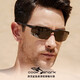 Cookshark (Cookshark) Farbveränderte polarisierte Sonnenbrille High-End-Sonnenbrille Mann Fahrer Nachtsicht Nachtaugen Tag und Nacht Schwarz [exklusiv für Tageszeit]
