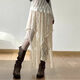Xier fat mm Korean style lace skirt mid-length stacked butt curtain design irregular hem long skirt holiday style one size fits all up to 120 Jin Jin is equal to 0.5 kg