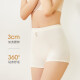 Yiershuang para mujeres para mujeres 3 pares de ropa interior de algodón puro de algodón de algodón de gran tamaño de mujer de gran tamaño, cine con alto contenido expuesto, CL854N White + Light Concubine + Light Jade Color Mixed Three Pack L (165/90)