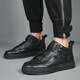 
GUDIGE [top layer cowhide] men's boots men's Martin boots British work waterproof leather boots plus velvet warm snow boots trend black 3890 plus velvet 38 leather shoes standard size
