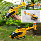 EC135 Fernbedienung Hubschrauber Simulation C187 Vierkanal Fernbedienungsmodell Flugzeug Mini 1:48 Wie realer Hubschrauber Blauluftdruck, der verbessertes Hauptlager-Fernbedienungssteuerelement Changhua-drei elektrische Set zum Fliegen eingerichtet wird