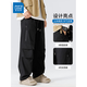 Juif Américain de travail Paratrooper Pantalon décontracté pour le printemps et l'automne Nouveaux pantalons longs de sports à jambe large lâche 20137 / CK699 Purple L