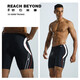 Mizuno (Mizuno) Swimming Trunks Men's Men's Men's Five Point Derying and Anti-Embarrassing de grande taille de maillot de bain professionnel à la gueule de bain Hot-Longue 1105-Black et blanc 3xl [Hauteur 180-190 Poids 90-105 kg]
