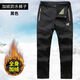 Autumn and winter plus velvet work clothes set three-in-one mountaineering outdoor hooded work clothes warm and thickened cold-proof work clothes 9920 gray plus velvet suit [Waterproof] XL 175 size [120-140Jin [Jin equals 0.5 kg]]