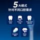 Philips (PHILIPS) Xiao Zhan's same style electric toothbrush Diamond 7 Series Variable Frequency Gum Protection Toothbrush Gentle gum protection microbubble water flow technology Adult couple model New Year's gift Birthday gift HX3792/02 Sakura Pink