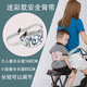 OEMG安全带电动车儿童安全背带宝宝电瓶车小孩安全绑带骑车带娃防摔 迷彩灰【双扣设计】 【贴身守护  牢固定稳定】