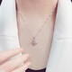 Pt.Charm new four-leaf clover platinum pendant women's love platinum pendant women's necklace gift pt950 for your girlfriend. If it is not in stock, it can be customized. Take 1.3g as an example