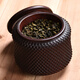 Beyzk Redwood Tea Can Con Can Toot Wood Tea Tea Tea Запечатанное резервуар для хранения резьба для хранения коробка для хранения