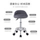 Jingju Bar Chair Stool Home Liftable Backrest Bar Chair Rotating Front Desk Cashier Chair High Stool 304 Style Gray Linen