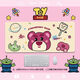 Hezhi Sanyanzi Pad de ratón de ratón súper grande Cartoón lindo Autor de autobús Año de teclado periférico Juego de computadora Descripción de la computadora Bloqueo Denim Xiaoxin-Toy [V-691] 60 cm * 30 cm * 2 mm de espesor