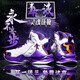 SEMBOSK Kobe basketball shoes for men and women high top aj air cushion practical boots Owen Mamba anti-slip wear-resistant students children's sports shoes 9902 Black Moon 42