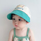 Benasci Baby Hut Sommer Dünne Mädchen Sonnenhut Jungen mit atmungsaktivem Sonnenschutzhut Outdoor Fischerhut atmungsaktiv PM757-Bege 6 Monate-2 Jahre alt (44-50 cm)