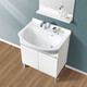 
TOTO bathroom cabinet combination set LDSW753W simple integrated ceramic basin 75cm small apartment pulling faucet (06-D) bathroom cabinet + pulling faucet + 75cm makeup mirror 75cm