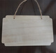 Creative solid wood sign small wooden sign handwritten hang tag blank wooden board tree sign hanging diy handmade door sign pendant customization G-9 size 20*14cm