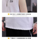 Jeep Spirit Pure Cotton Cotton Vest Summer New Men's Fino Sports y Casual Maneveless Base Shirt Shirt Sideo Solid Color Vest Clothing BBX17 Negro 2XL (recomendado 150-170Jin [Jin equivale a 0.5 kg])
