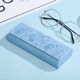 
Li Shen Glasses box, male and female students, cartoon cute portable, simple and cute myopic glasses box, anti-pressure glasses box, imprint color change, jingdang cat blue, glasses cloth