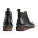 Belle Men's Shoes Cowhide Business British Chelsea Chimney Boots A0927DD2 Lista negra 42