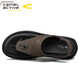 Sandalias de hombres dinámicas de camello alemanes para verano Nuevos zapatos de playa informales Sandalias sin deslizamiento Sandalias de doble propósito Flip Flip Flopslip 3880 Gray (tamaño de zapato deportivo) 42