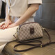Lekali Crossbody Single Shoulder Mujeres Versión coreana Bolsa Retro Square Bolsa de teléfonos móviles de mediana edad.