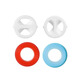 Thousand-speed wheel quick-open hot and cold universal faucet core valve core accessories ceramic sheet silicone gasket sealing ring faucet gasket No. 4 cold water gasket 10 pieces