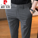 Pierre Cardin Sommer Elastizität Casual Hohoser für Männer koreanischer Stil Slim Feet Neun-Punkte Sense Formal Casual 9-Punkte-Anzughose 686 Neun-Punkte-Hosen Marine Blau 31